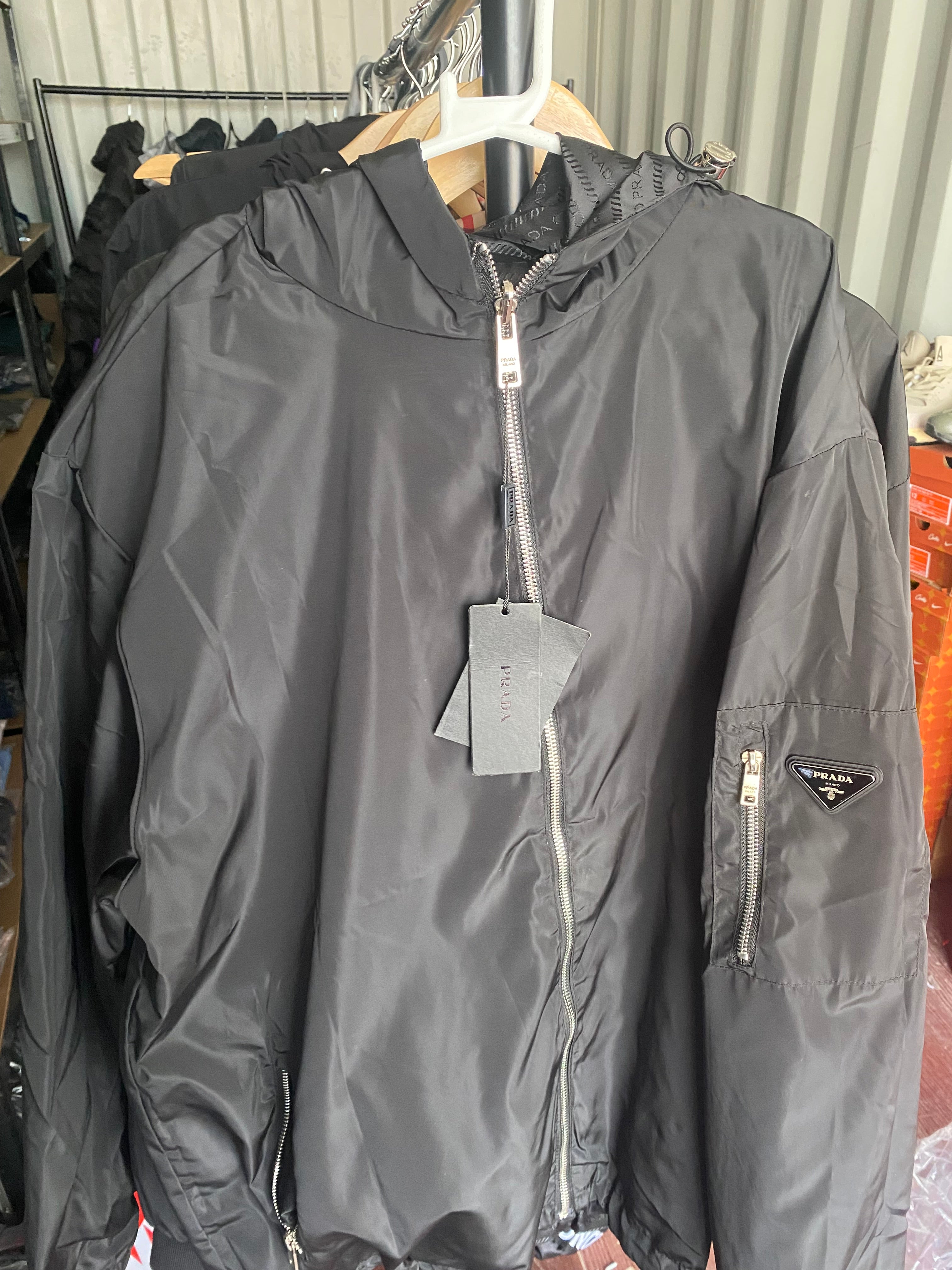 Prda black Windbreaker D1