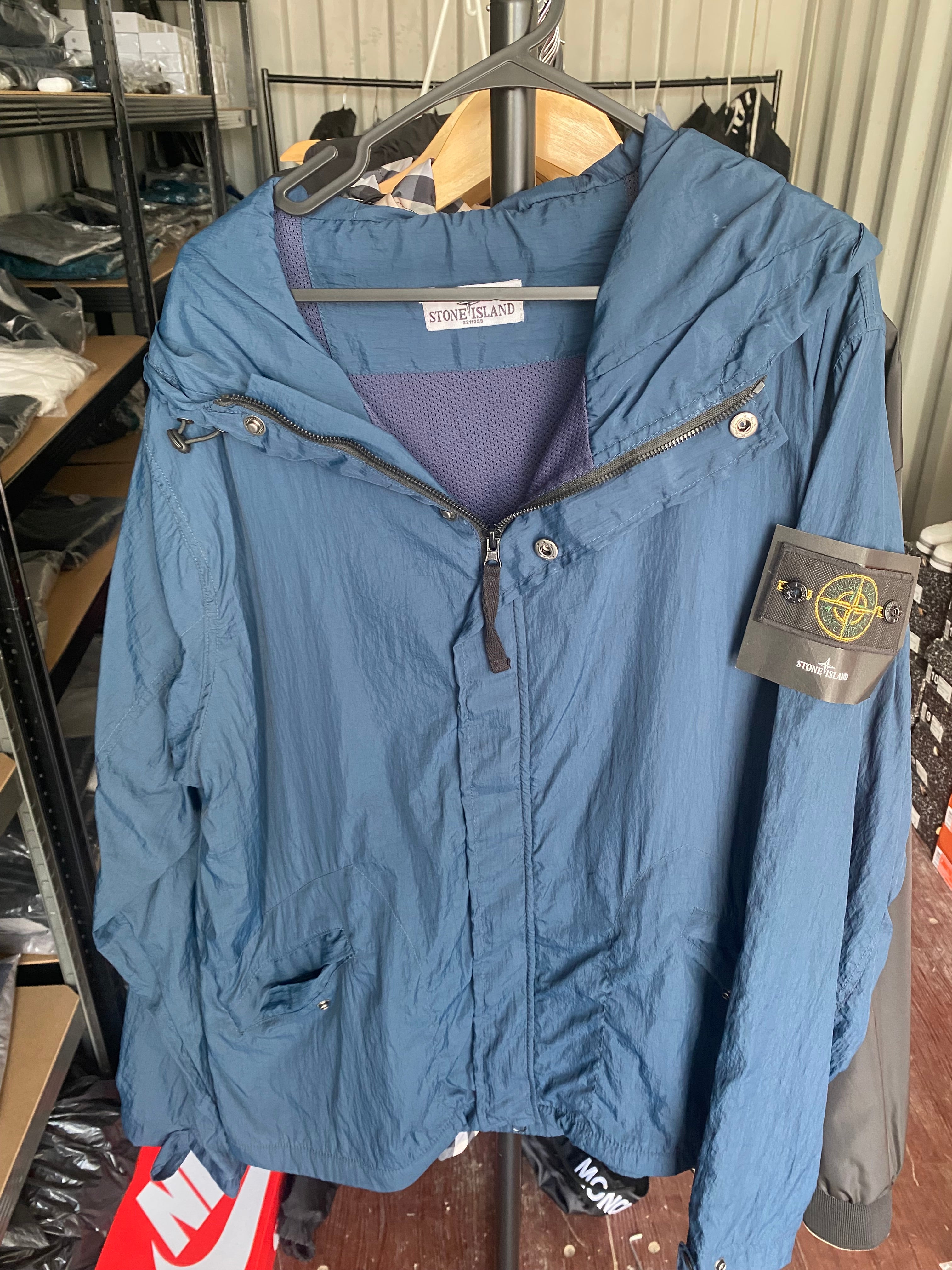 Stoney Navy Blue Windbreaker